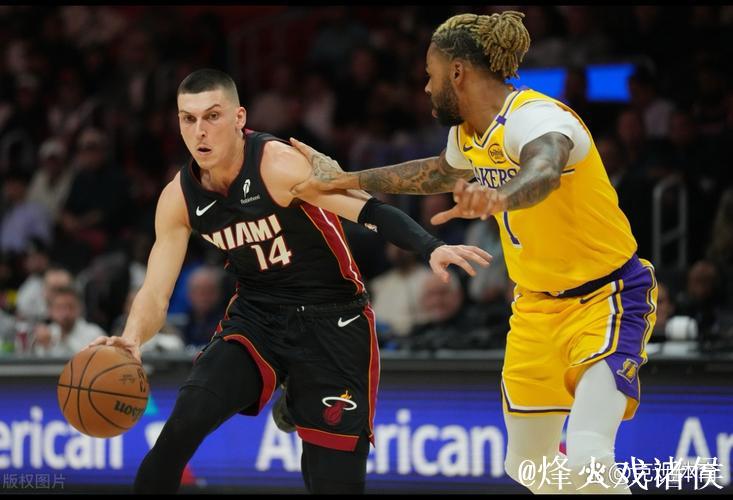 詹姆斯29分难救主，浓眉低迷仅8分，热火41分狂胜湖人创历史